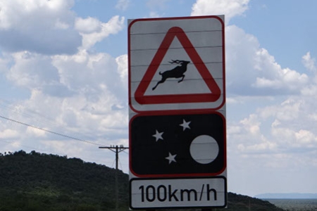 2.African Road Sign